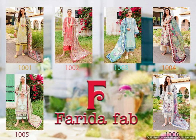 Farida Fab Vol 2 By Arihant Heavy Cotton Pakistani Dress Material Wholesale Shop In Surat